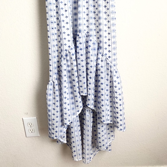 Francesca’s Maxi Eyelet Ruffle Dress - Picture 4 of 7